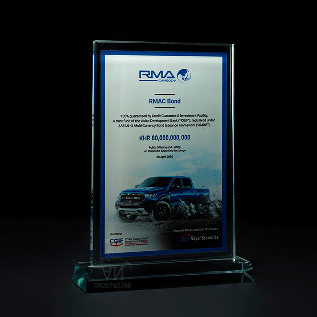 Kỷ niệm chương giá tốt bảng chữ nhật